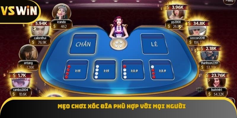 Mẹo chơi xóc đĩa phù hợp với mọi người