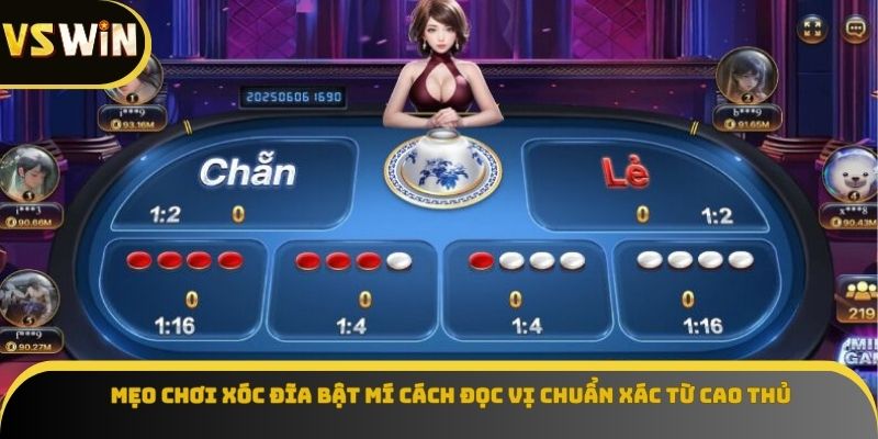 Mẹo chơi xóc đĩa